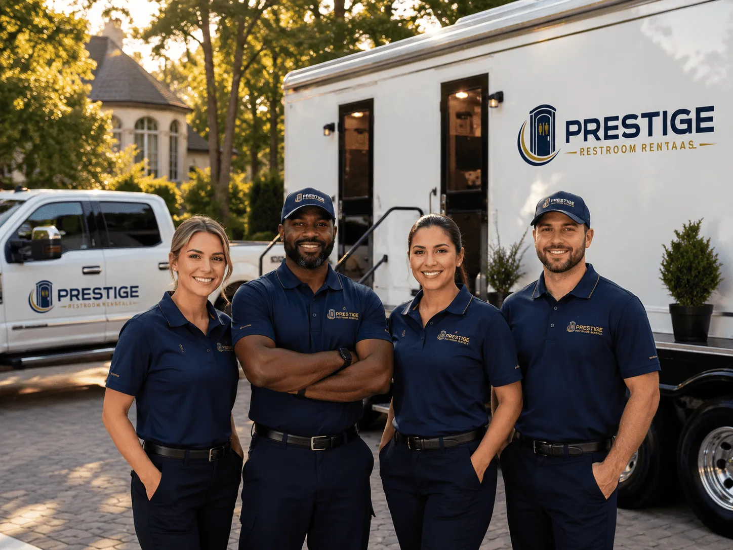 Trusted Luxury Portable Restrooms company in Isaban, WV